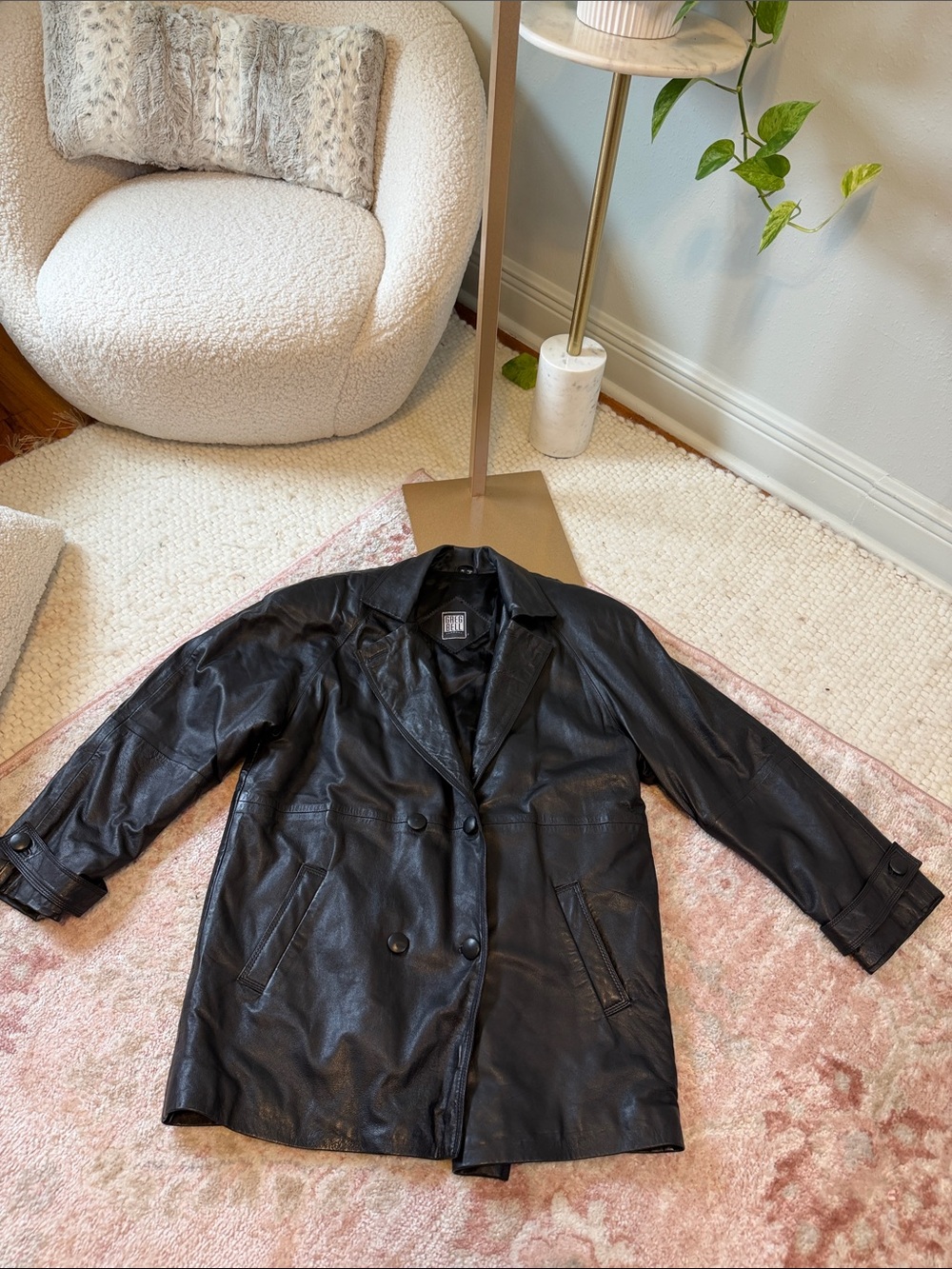 Vintage Greg Bell Genuine Leather Jacket Sz M
